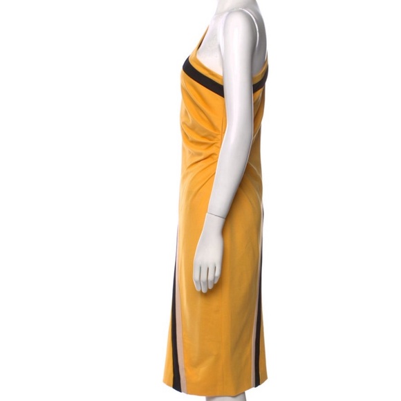 Escada Colorblock Pattern Midi Length Dress - Picture 12 of 12